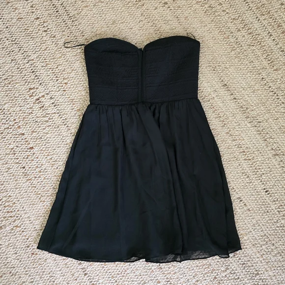 h&m strapless black dress The Tube Dress: Cotton Jersey Black XXL main image 0